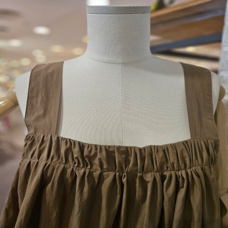 뷔스티에 스퀘어넥 원피스