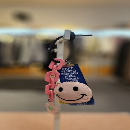 체인 스마일 쿠션 키링