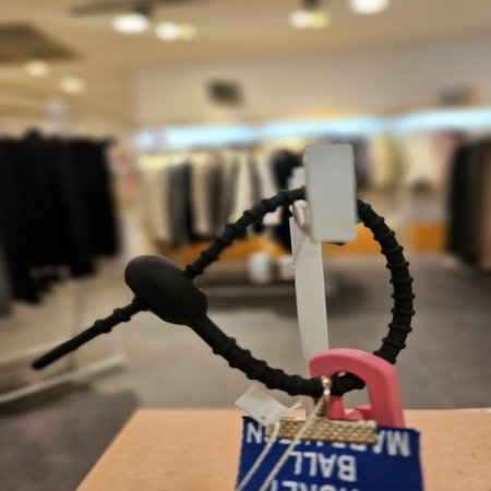 체인 스마일 쿠션 키링