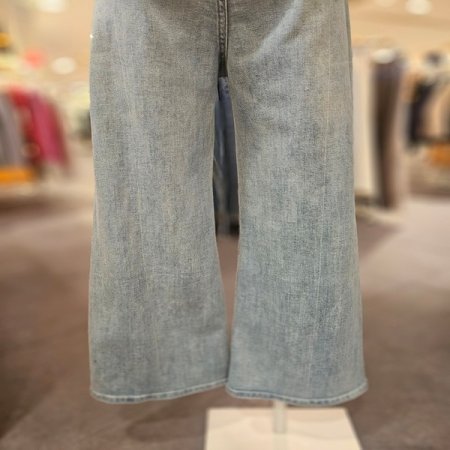 세미 부츠컷 스판 벨트 팬츠