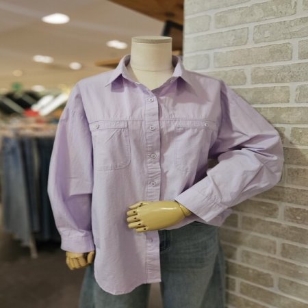 투 포켓 카라 남방