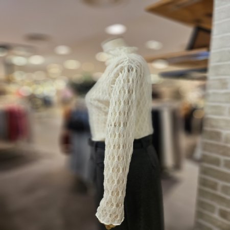 레이스 반목 티셔츠