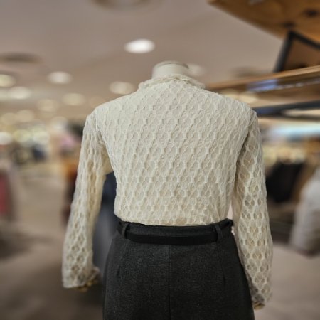 레이스 반목 티셔츠