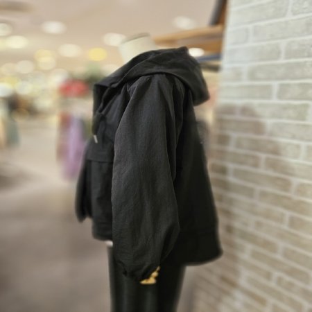 후드 스트링 점퍼