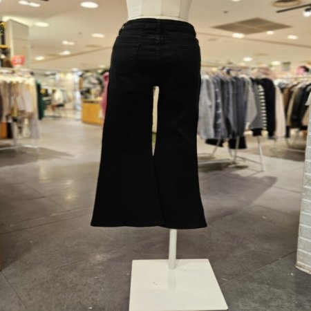 밑단 언발 부츠컷 데님 팬츠