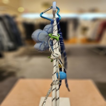 블루 플라워 키링