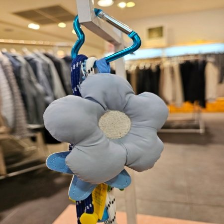 블루 플라워 키링