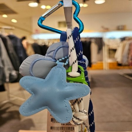 블루 플라워 키링