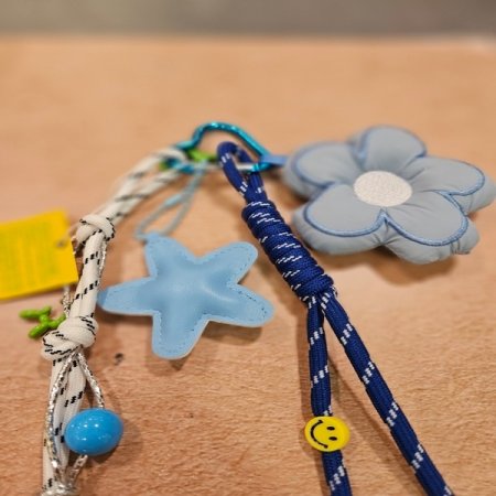 블루 플라워 키링