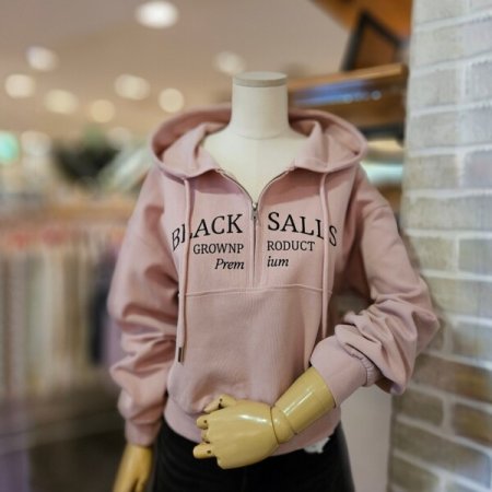 반 집업 후드 티셔츠