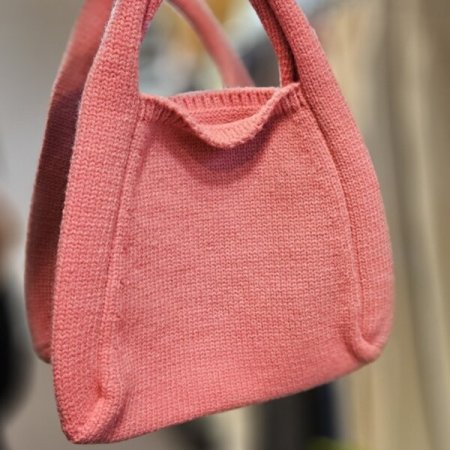 쁘띠 컬러 니트 가방