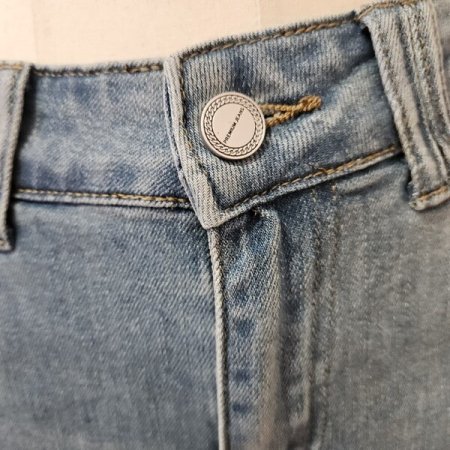 와이드 9부 데님 팬츠