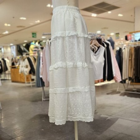 레이스 캉캉 스커트