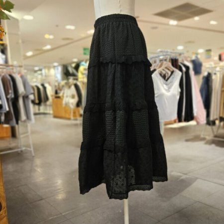 레이스 캉캉 스커트