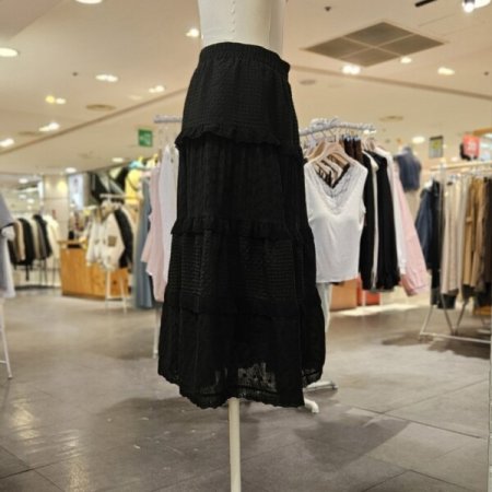 레이스 캉캉 스커트