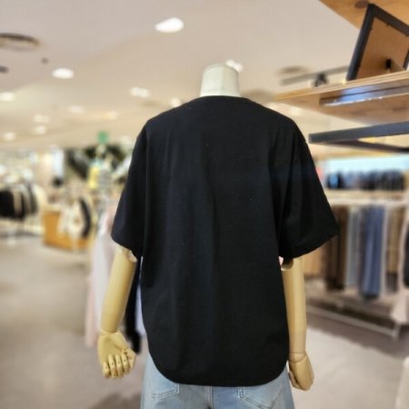 실버 나염 반팔 티셔츠