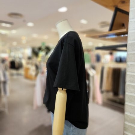 실버 나염 반팔 티셔츠