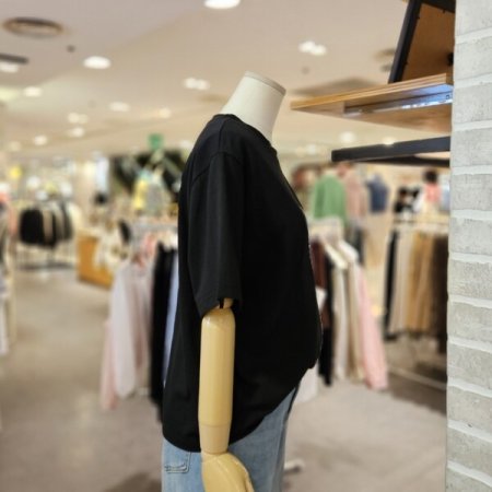 실버 나염 반팔 티셔츠