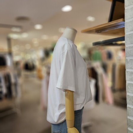 실버 나염 반팔 티셔츠