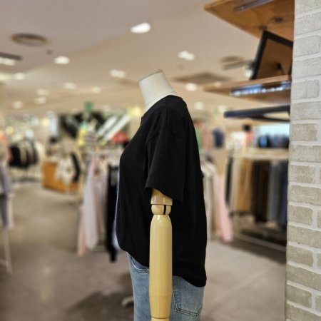 강아지 자수 반팔 티셔츠