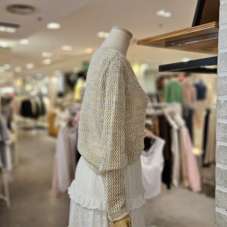 믹스 크로쉐 니트