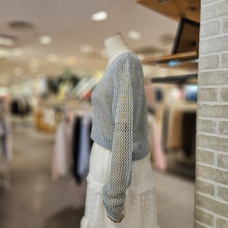 믹스 크로쉐 니트