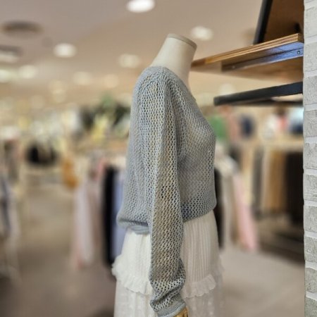 믹스 크로쉐 니트