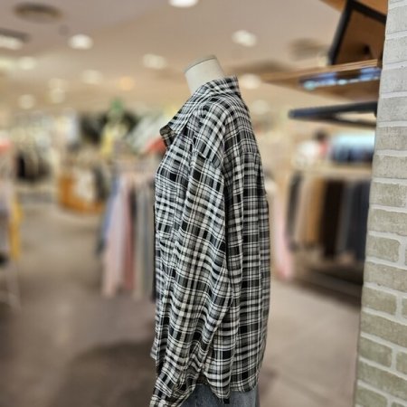 썸머 체크 셋업 남방