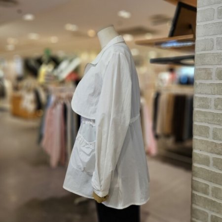 허리 스트링 바람막이 점퍼