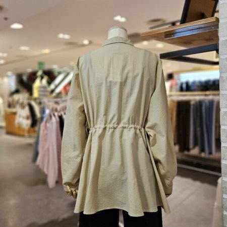 허리 스트링 바람막이 점퍼