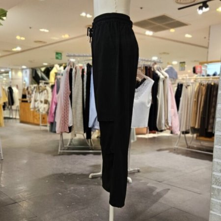 무릎 터크 카고 팬츠