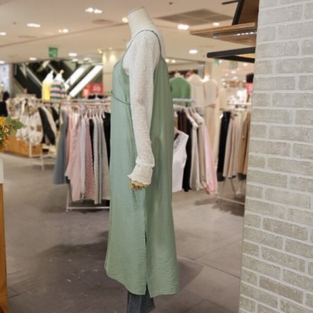 레이어드 시스루 원피스