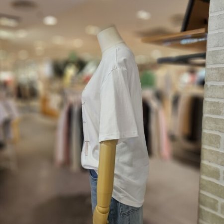 부케 나염 반팔 티셔츠