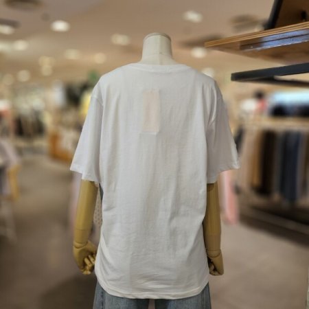 부케 나염 반팔 티셔츠