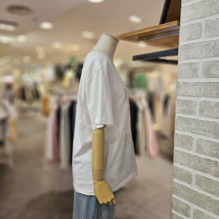 부케 나염 반팔 티셔츠