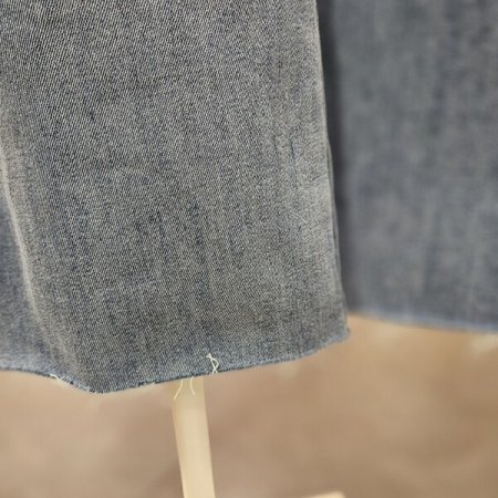 라인 워싱 일자 데님 팬츠