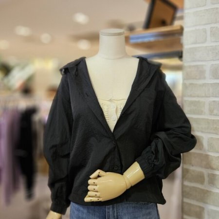 후드 셔츠형 점퍼