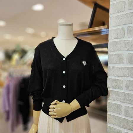 자수 베이직 가디건