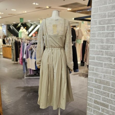 플리츠 레이어드 원피스