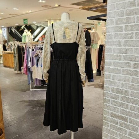 플리츠 레이어드 원피스