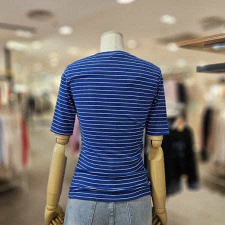 스트라이프 쫀쫀 티셔츠