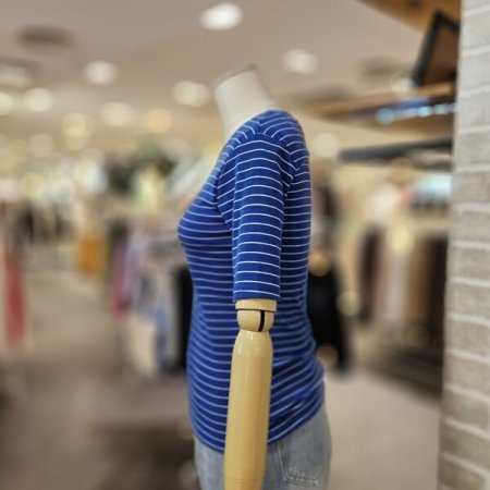 스트라이프 쫀쫀 티셔츠