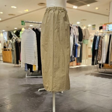 스트링 롱 스커트