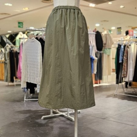 스트링 롱 스커트