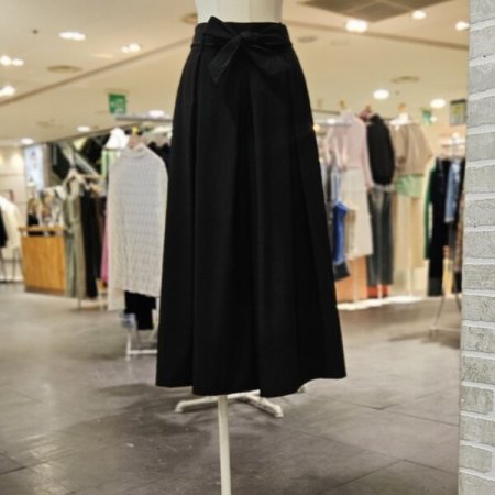 벨티드 치마 바지