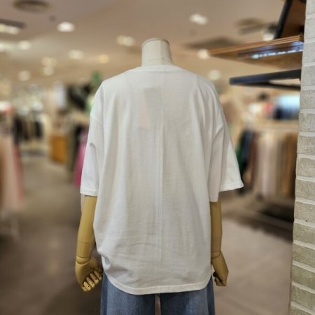 크랙 나염 루즈핏 티셔츠