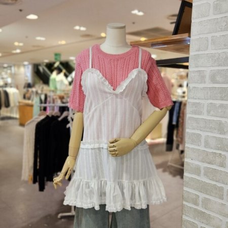 레이스 레이어드 원피스