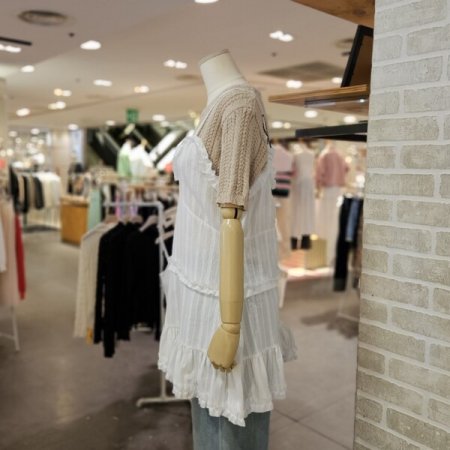 레이스 레이어드 원피스