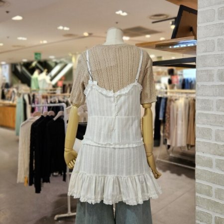 레이스 레이어드 원피스