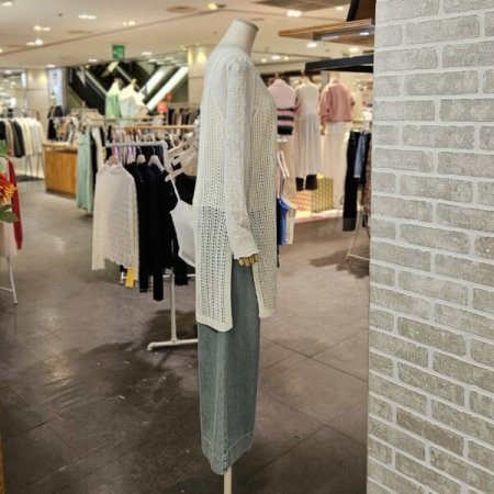 니트 레이어드 원피스